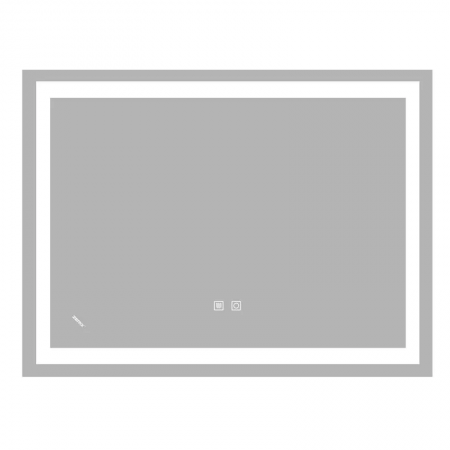 Зеркало Kubix MR-03-80/REVERSE/LED/Touch/Anti-fog/Димер/регулятор яркости/800x600 (ZX6053)